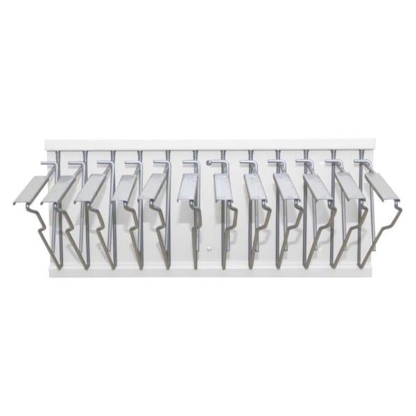Adiroffice Large File Pivot Wall Rack for Blueprints, White ADI617-WHI - main